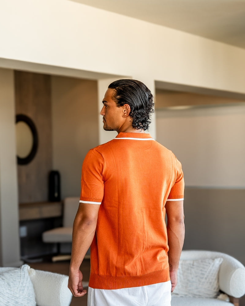 Monaco polo met contrasterende rand - STIVO