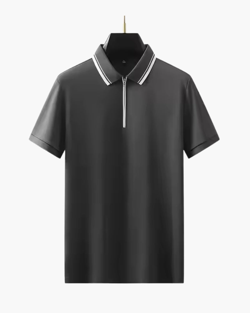 Ridgeway poloshirt met ritssluiting - STIVO