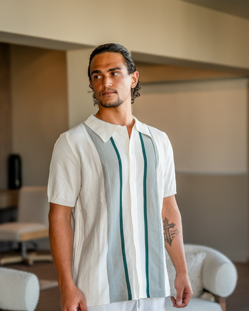 Bradford gebreid poloshirt - STIVO